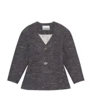 Fitted Wool Blazer EU38,EU36,EU42,EU34,EU32 Phantom Black