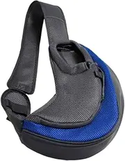BESPORTBLE Pet Carrying Bag Polyester Single Shoulder Large Dark Comfortable Straps Phone Pocket Fashion Grid