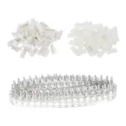 2mm Connector 7 Pin Male Female Header Right Angle Pin Housing Crimp DIP 50 Set