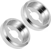 TOYANDONA 2pcs Stove Knob Base for Gas Oven Cooktop Smooth Versatile Compatibility Electroplated Finish for Kitchen Use