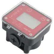 Digital LCD Fuel Flow Meter Diesel Fuel Turbine K24 Fuel Flow Meter For Chemicals Sea Water Adjust Liquid Flowmeters Measuring Tools DN15