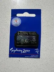 SYDNEY 2000 OLYMPIC PIN - 9 SLEEPS TO GO - Brand New