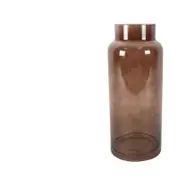 Maine & Crawford 30x12.5cm Moodi Tall Vase Home Decor - Brown