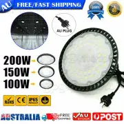150W 200W 300W UFO HIGH LOW BAY LED LIGHT WAREHOUSE FACTORY WORKSHOP INDUSTRIAL