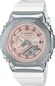 [Casio] G-Shock GMS2100WS-7A S-Series Mid Size Women's Watch, Silver Dial, 45.9 × 40.4 × 11 mm