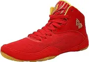 [LIPPAN] Boxing Shoes Men's Boxing Sports Fitness Shoes Breathable Bodybuilding Boxing Boots
