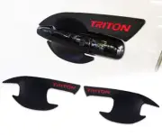 MITSUBISHI TRITON L200 MQ MR 15-2020 DOOR HANDLE BOWL COVER BLACK 2DOORS