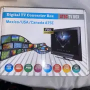 ATSC Digital Converter Box with Recording Media Player Analog TV Tuner Function