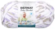 Bernat Baby Blanket Big Ball Yarn-Little Lilac Dove Print 161104-4113