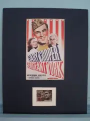 Gary Cooper as Sergeant York honored by his own stamp