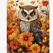 Colorful Forest Blooms DIY Paint by Number Kit - Perfect for Beginners and Kids,