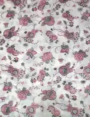 BEAUTIFUL VINTAGE CHIFFON TYPE SEMI SHEER FABRICS BY FREE ASSOCIATION FABRIC