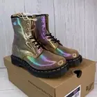 NEW Dr. Martens 1460 Boots in Sand Multicolor Womens Size 6 with Box