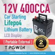 400CCA 12v 40ah jump starter Lifepo4 lithium golf buggy