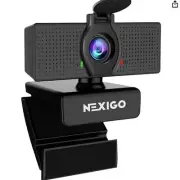 NexiGo N60 1080P Webcam with Microphone Adjustable USB HD Computer Web Camera