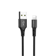 2PCS BX20 8 Pin to USB Charging Data Cable for iPhone X, iPhone 8 & 8 Plus, iPhone 7 & 7 Plus, iPhone 6 & 6s, iPhone 6 Plus & 6s Plus (Black)