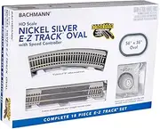 Bachmann Trains - Snap-Fit E-Z Track® - Nickel Silver Oval with Speed Controller - HO Scale
