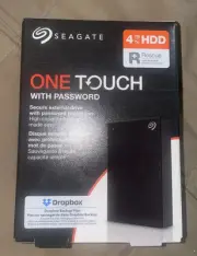 Seagate One Touch 4TB External Hard Drive Portable HDD USB 3.0 / USB 2.0 - Black
