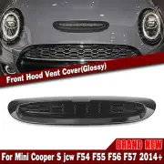 For MINI Cooper S JCW F55 F56 F57 F54 14-24 Gloss Black Front Hood Air Vent (for: Mini)