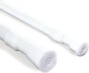 1pcs Spring Tension Rods Adjustable Small Tension Curtain Rod no Drilling Expandable Spring Loaded Curtain Rod,Suitable For Doors and Windows 32-130 cm,(Size:30-50cm)