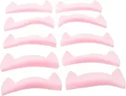 HONMEET 5 Pack Silicone Lash Curler Pads Adhesive Safe for Lash Lifts for Home
