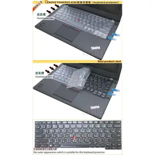 【Ezstick】Lenovo ThinkPad X240 專利透氣奈米銀抗菌TPU 鍵盤保護膜 鍵盤膜