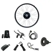 TDR 48V 750W Rear Wheel Electric Bike Conversion Kit, Fits 29", 28", 700C Wheels, Twist Throttle, Pedal Assist, Compatible with Disc & V-Brakes
