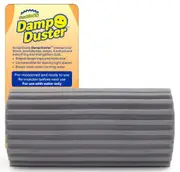 2 x Scrub Daddy Damp Duster - Ideal for Blinds, Vents, Baseboards & More - Traps Dust & Dirt Easily - Rinse & Reuse - Silver