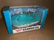 Vintage Battery Operated Mini Harbour Tug Boat New In Box