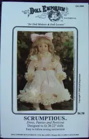 Doll Emporium Pattern "Scrumptious" for 20"-22" dolls