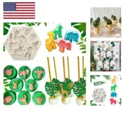 Set of 5 Jungle Safari Animal Cake Mold Jungle Safari Animal Cupcake Decorati...