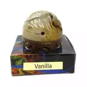 Natural Solid Perfume in Large Hand Carved Stone Jar Vanilla 8gm