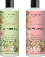 Daughter Earth The Shampoo & The Conditioner with Purple Rice + Quinoa, 250 mL each