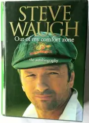 Steve Waugh signed Book - "Out of My Comfort Zone" + Photo Proof & COA