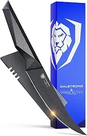DALSTRONG Fillet Knife - 15 cm - Shadow Black Series - Black Titanium Nitride Coated German HC Steel - Sheath Included - NSF Certified