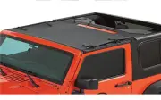 Bestop 52400-11 Black Sun Bikini Targa Style Mesh Soft Top for Jeep Wrangler JK