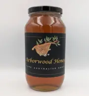 1Kg Raw Unfiltered Honey from The Beekeeper in a Glass Jar