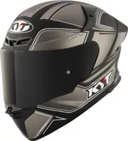 KYT TT-Revo Tourist Helmet, grey, Size M for Men