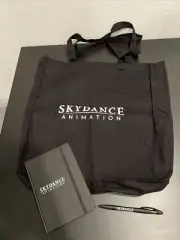 Skydance Animation Studious Journal Book, Tote Bag and Pen Stylus Bundle