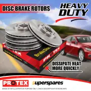 Protex Front + Rear Disc Brake Rotors for Ford F350 2WD DRW 03-04