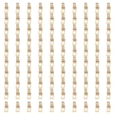 100Pieces Male To Male Spades Connectors Brass Quick Disconnects Terminals