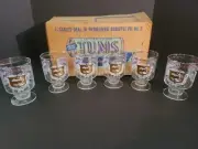 (LOT OF 6) Vintage 1963 West Germany Tums Goblet Deal Heidelberg In Original Box