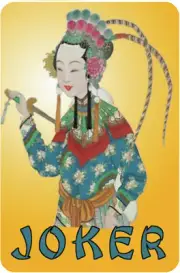 Mah Jongg Jong Mahjong 10 Joker Stickers Mulan - Set #400 ** Free Shipping **