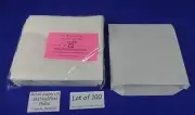 Qty 500 Dry Wax White Paper Sand Bags Concession Machine supplies 6" x0.75"x6.5"