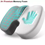 MED A+ Premium Memory Foam Coccyx Tailbone Support Orthopedic Seat Desk Cushion