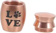 ASAKKURA Cat Ashes Urn Elegant Decorative Memorial Box for Pet Ashes and Hair Weather Resistant Metal Jar for Home Display Travel Keepsake for Cherished Memories