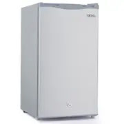 GECKO 95L Portable Upright Fridge and Freezer, 12V/24V for Camping, Caravans, Silver