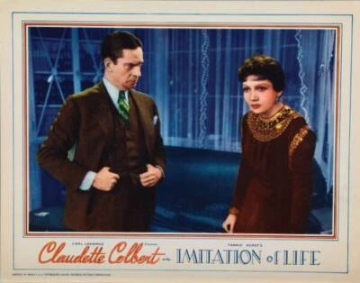 Imitation Of Life Lobby Card Ned Sparks Claudette Colbert Movie Old Photo