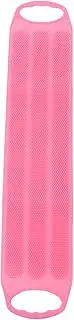 1Pc Pink Exfoliating Back Scrubber Belt Body Spa Scrubber for Deep Cleansing Promotes Skin Health for Men Women