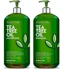 Set de Shampoo y Acondicionador de Arbol de Te para Hombres y Mujeres 16 Fl Cada